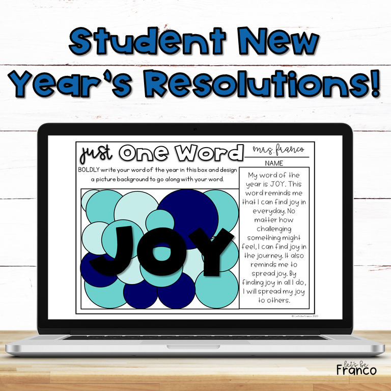 One Word New Year’s Resolutions